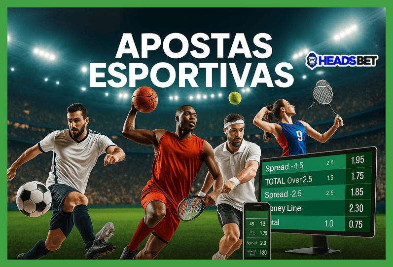 Apostas esportivas no cassino online HEADSBET